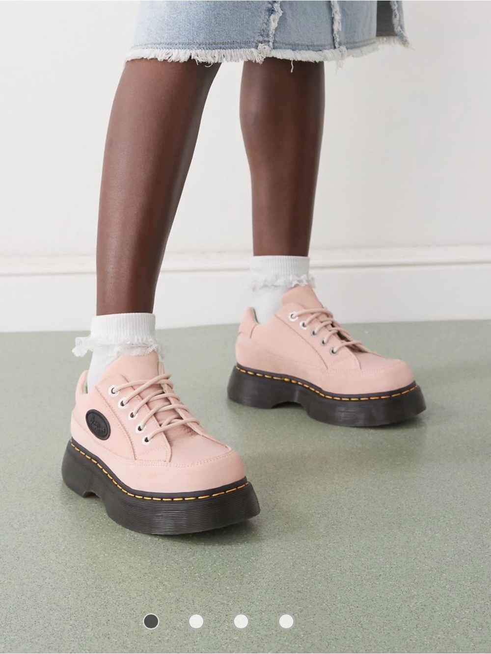 New Dr. Martens Buzz 5 Eye Pink Sz 6